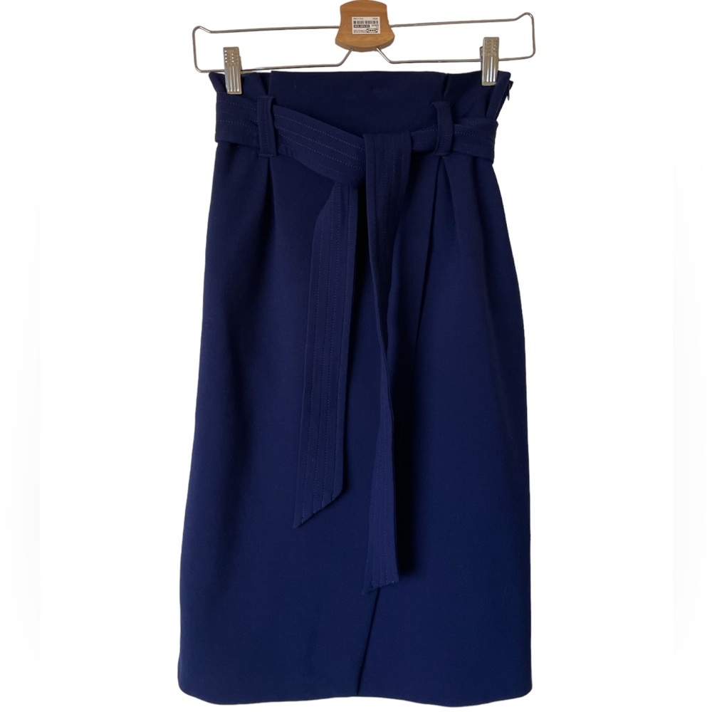 NWOT ZARA Knee Length Skirt with Tie Front